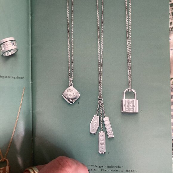 Tiffany & Co. 1837 Triple Pendant Necklace - Picture 3 of 16